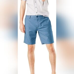 Dockers "Navy Blazer Blue" Flex Comfort "Smart Series" Chino Short, W 32.5, NWT